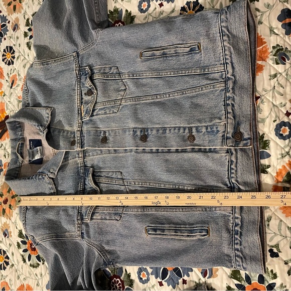 Levi Strauss Signature 1873 Denim Trucker Jacket Size L Men's in Blue Denim - Picture 7 of 8